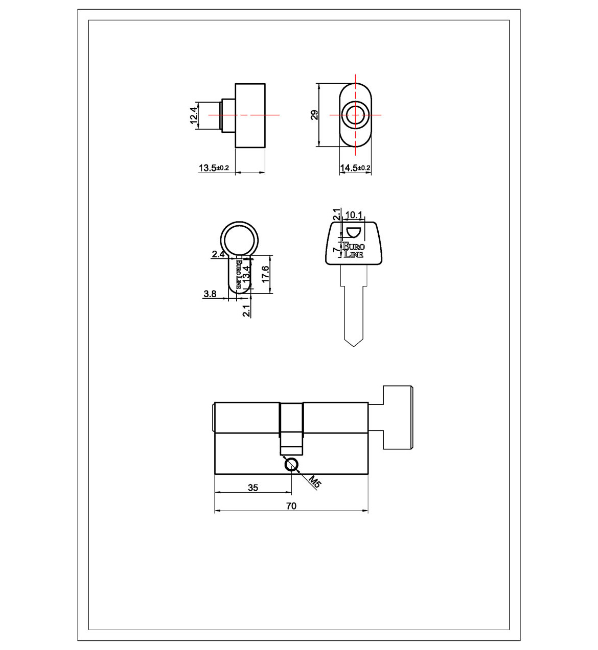 Single Thumb Turn C2